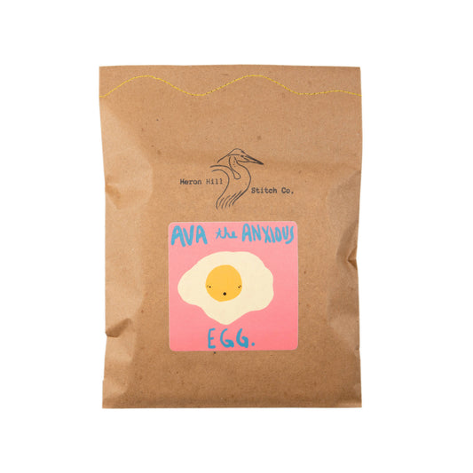 Heron Hill Stitch Co - Ava the Anxious Egg Craft Kit