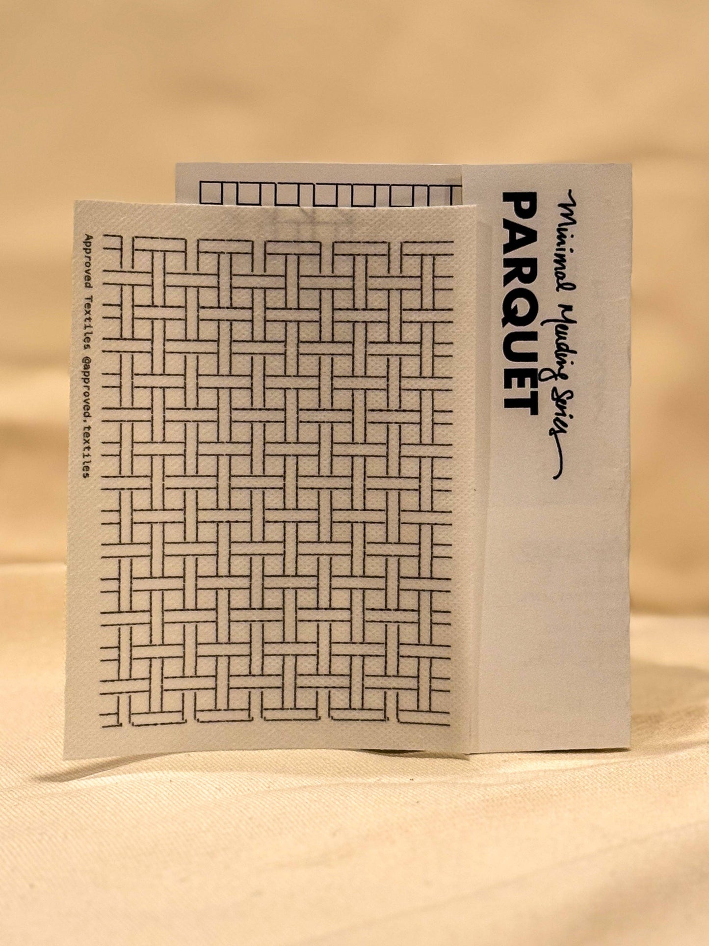 Approved Textiles - Parquet . Minimal Mending Series