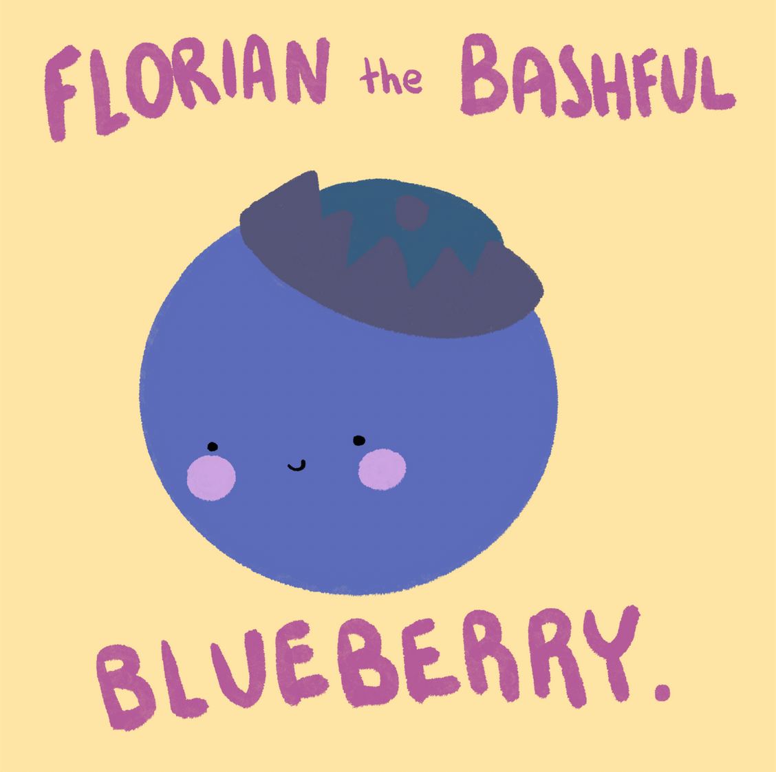 Heron Hill Stitch Co - Florian the Bashful Blueberry Craft Kit