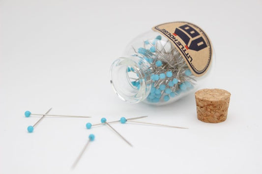 Little House - Glass Bottle of Pins