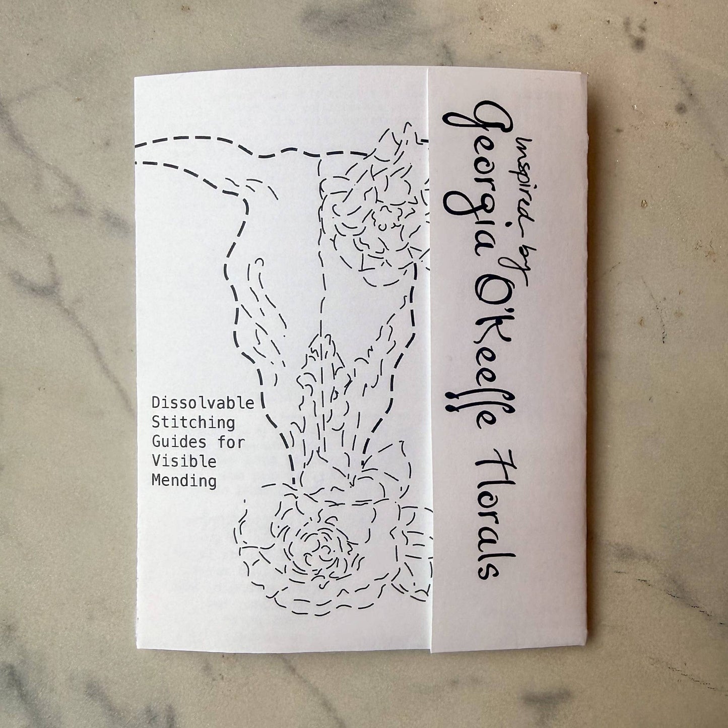 Approved Textiles - Georgia O'Keeffe Florals Mending + Embellishment Transfer