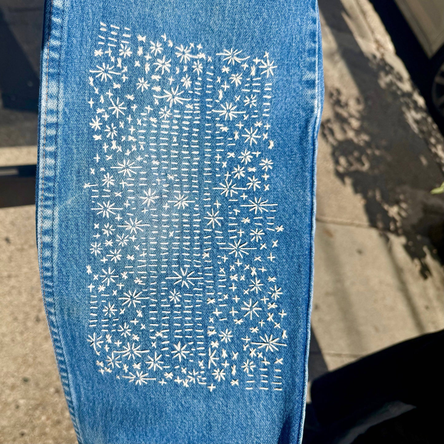 Approved Textiles - Stars . Minimal Mending Series