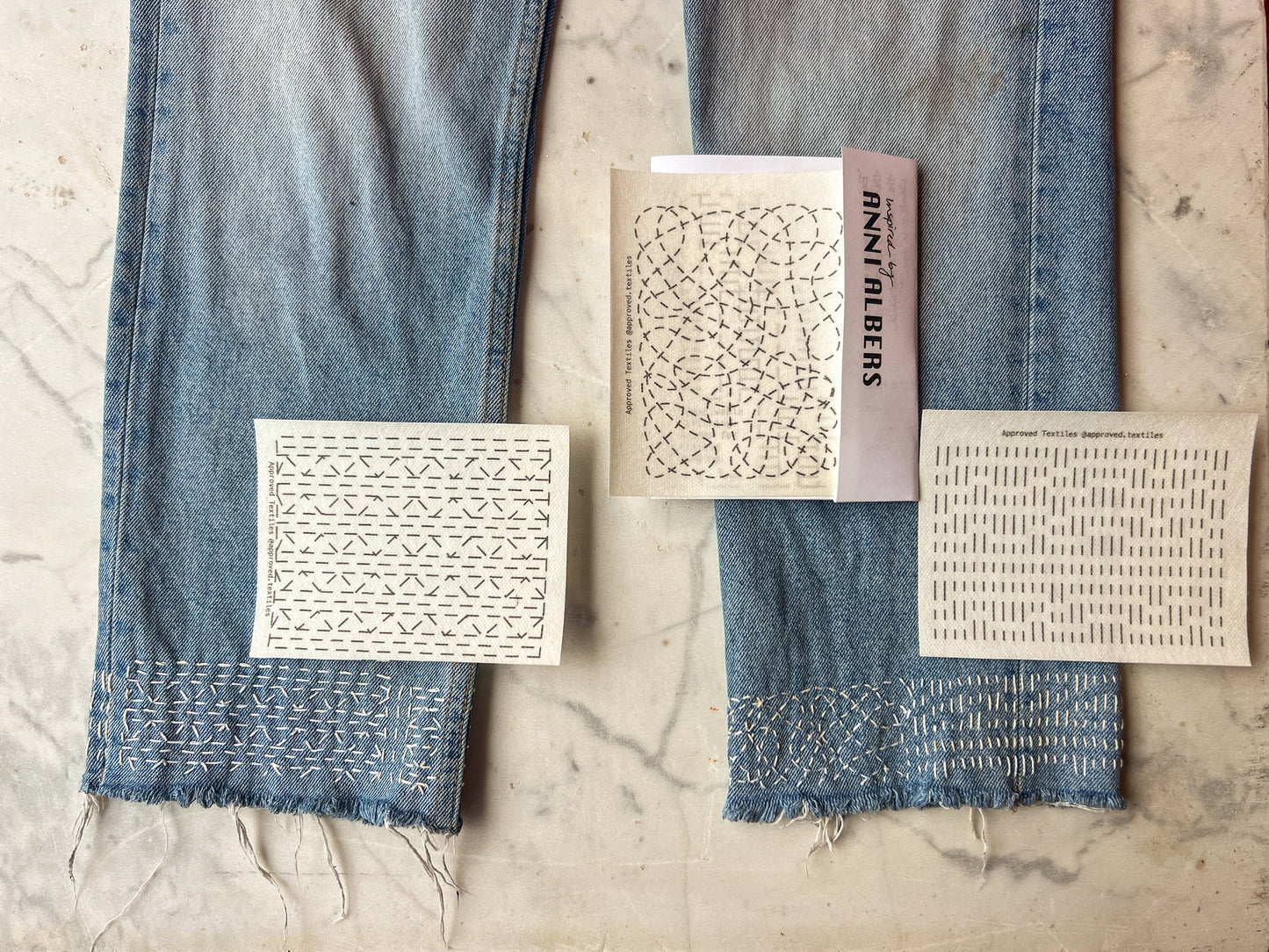 Approved Textiles - Anni Albers Mending + Embellishment Transfer