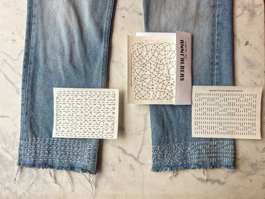 Approved Textiles - Anni Albers Mending + Embellishment Transfer