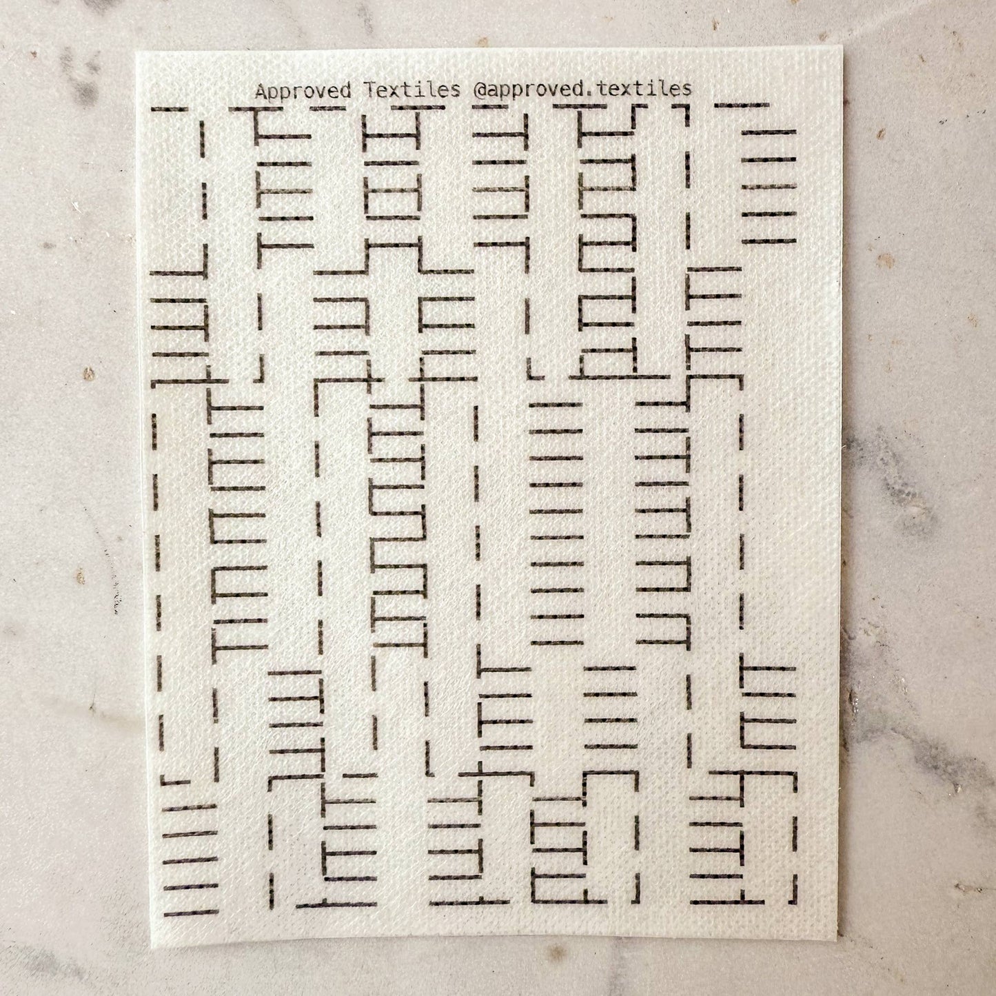 Approved Textiles - Anni Albers Mending + Embellishment Transfer