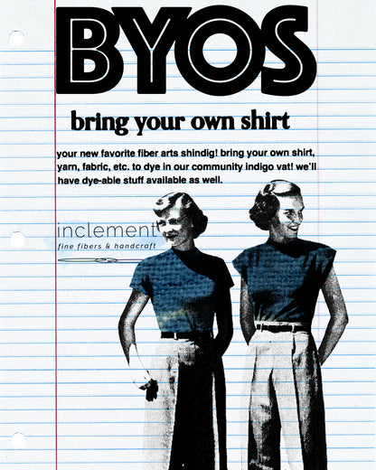 Bring Your Own Shirt: An indigo dye party