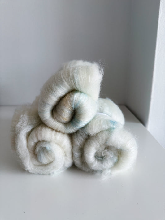 Natural Dye Batts (from our garden!)