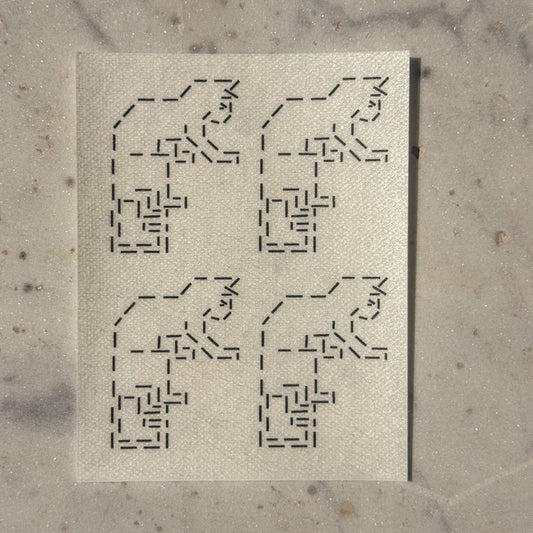 Approved Textiles - Catshiko: Visible Mending Transfers