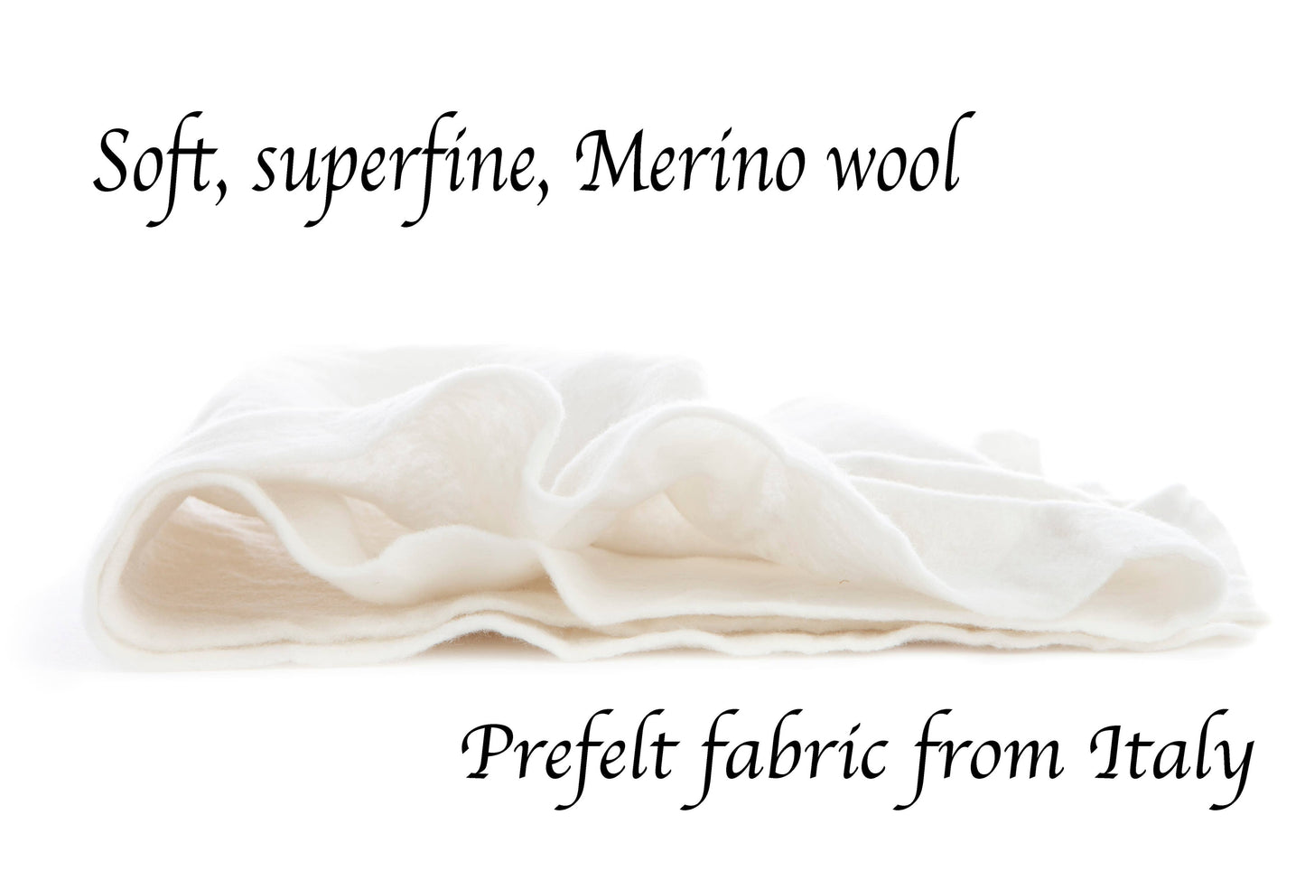 Pure Merino Wool, Extra Fine Pre Felt Fabric