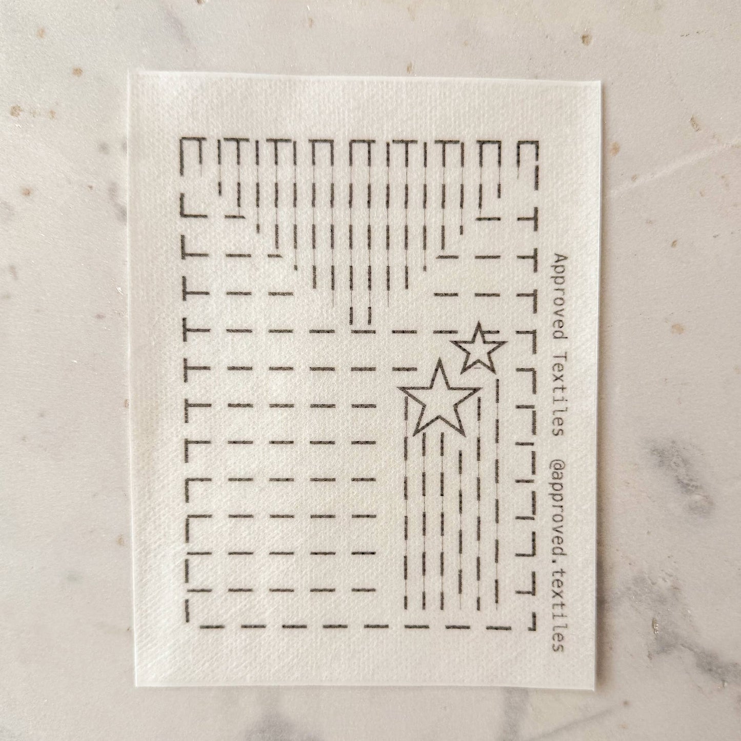 Approved Textiles - Dolly Parton Mending + Embellishment Transfer