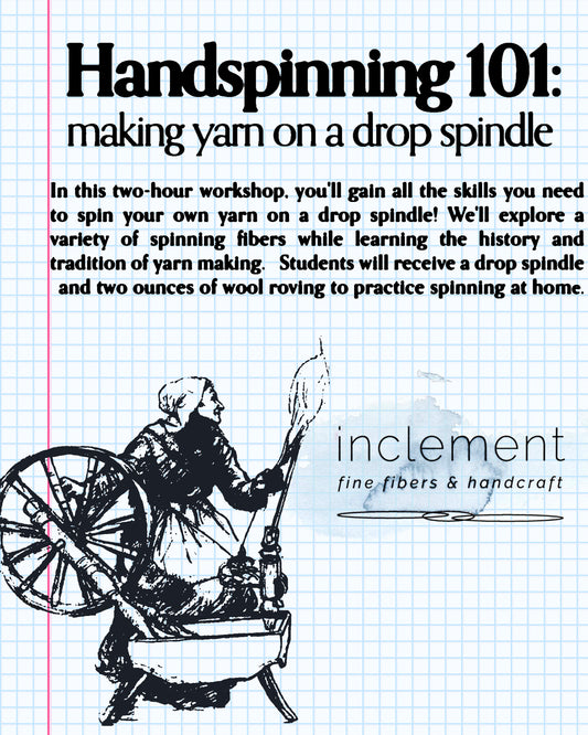 Handspinning 101: Making yarn on a drop spindle